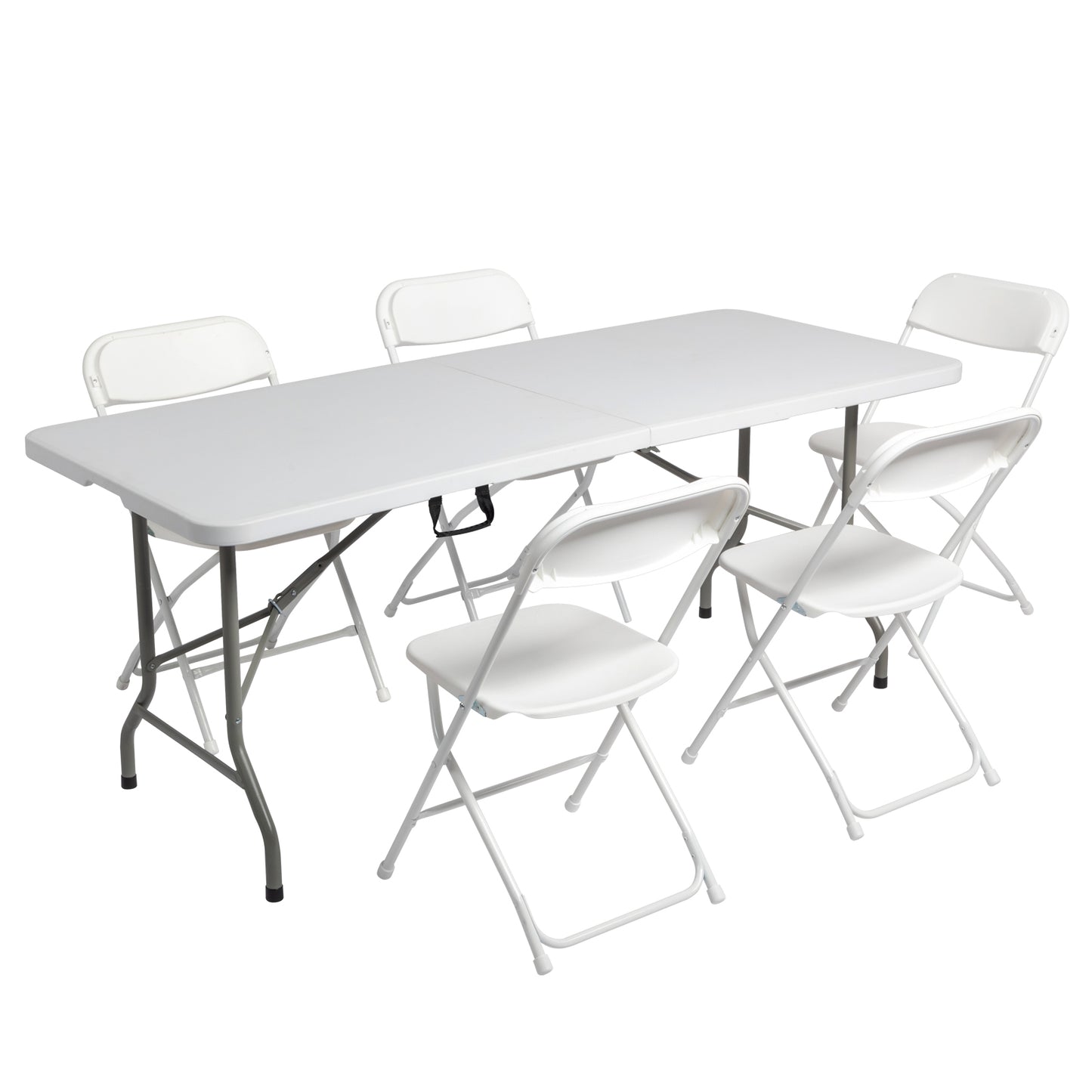 6FT Outdoor Courtyard Foldable Long Table