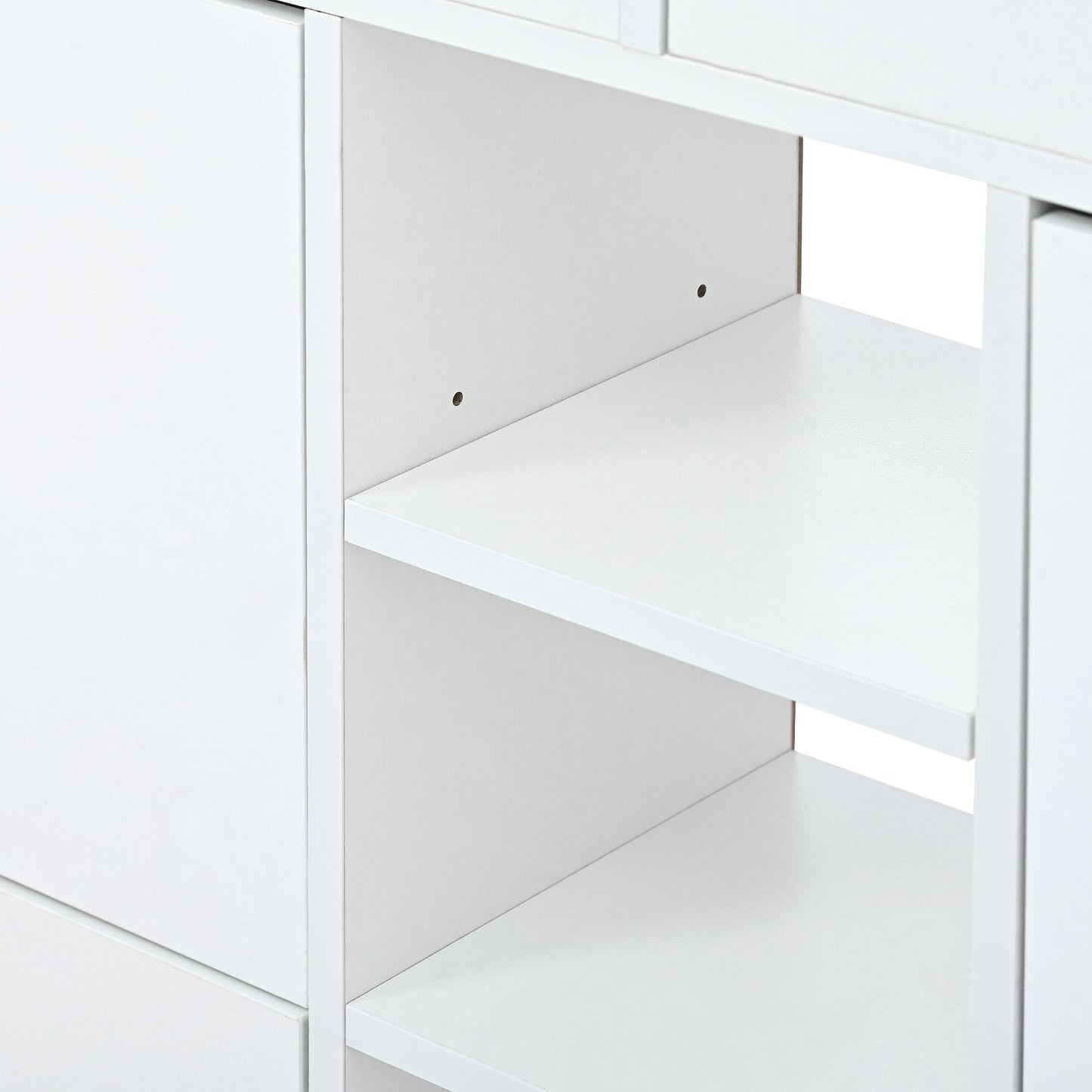 [VIDEO provided] Modern Shoe Cabinet with 4 Flip Drawers, Multifunctional 2-Tier Shoe Storage Organizer with Drawers, Free Standing Shoe Rack for Entrance Hallway, White.