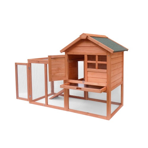 Easy To Assemble Wooden Rabbit House Chicken Coop